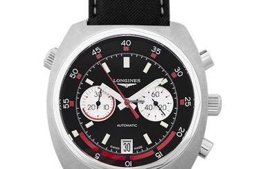 Longines Heritage L27964520 - Heritage Diver Automatic Black Dial Chronograph Men's Watch
