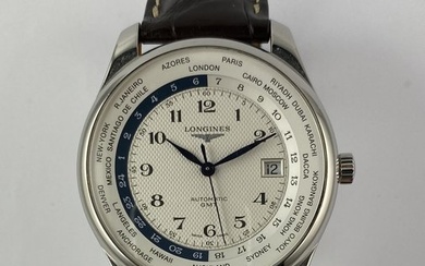Longines - Master Collection 42 World Time - L2.802.4.70.5 - Men - 2011-present