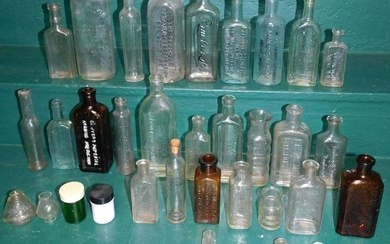 Lot Medicine Bottles