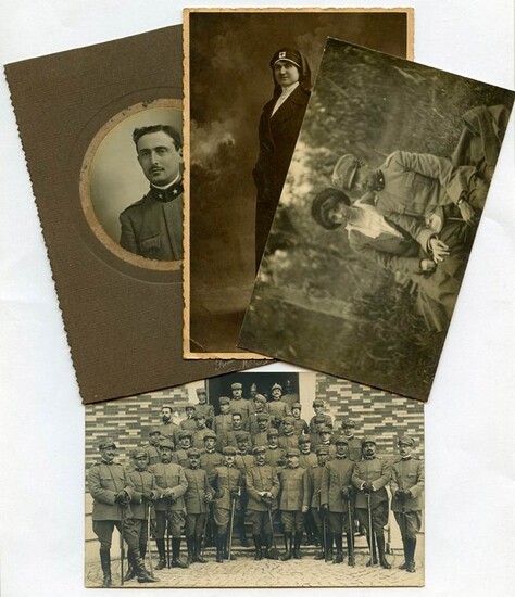 Lot of 4 photograph from WWI. Lot of 4...