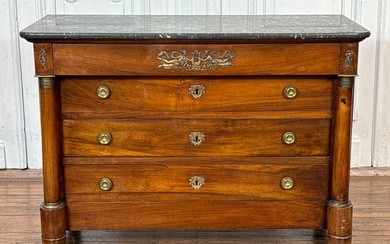 Louis Philippe Marble Top Commode
