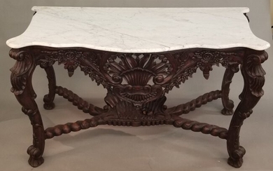 Louis XV style console table.