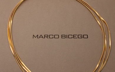 MARCO BICEGO - Marrakech New Choker necklace - White gold, Yellow gold Round Diamond