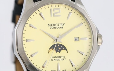 MERCURY - NEW MODEL - DODEGONE Moonphase - Automatic Swiss Watch - MEA480-SL-14 "NO RESERVE PRICE" - Men - 2011-present