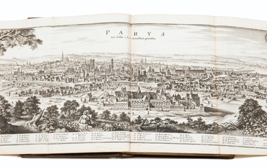 [MERIAN] - ZELLER. Topographia Galliae... Francfort, 1655-1661. 13 parties en 4 volumes in-4. Reliure de l'époque.