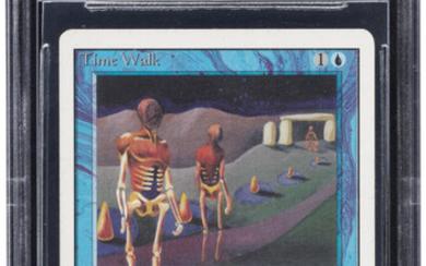 Magic: The Gathering Time Walk Unlimited Edition BGS Trading...