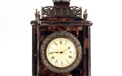 Maitland Smith Tessellated Mantle Clock