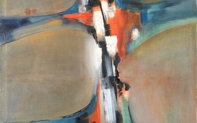 Marie Walker Last (1917-2017) ''Cruciform'' Oil on canvas, 183cm by...