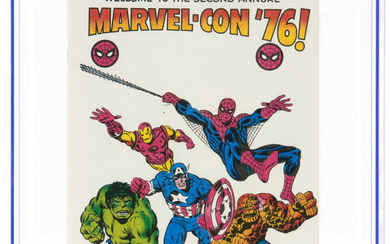 Marvel-Con '76 Program (Marvel Comics, 1976) CGC NM/MT 9.8...