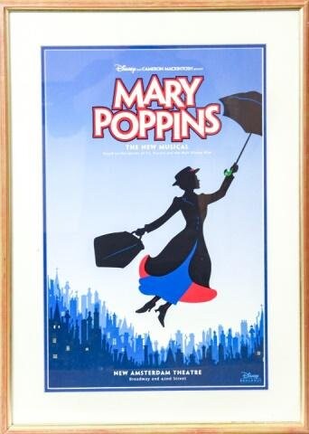 Mary Poppins The New Musical Framed Poster