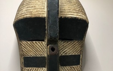 Mask (1) - Wood - Luba, Kifwebe(Songye)mask. - Congo