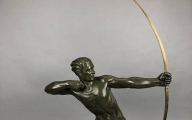 Max LE VERRIER. Archer also called Heracles. Sculpture...