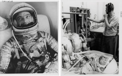 [Mercury Atlas 7] The second American in orbit: Scott Carpenter preparing for...
