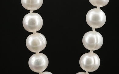 Michael Anthony Knotted Pearl Necklace with 14K Clasp