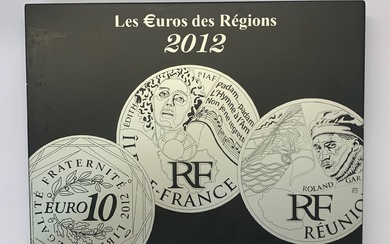 Monnaie de Paris – Euros des Régions Un coffret du club français de la monnaie,...