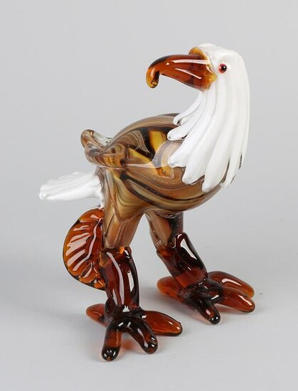 Murano-style glass osprey. 21st century. Dimensions: 23