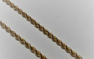 NECK CHAIN in gold (750) with cord mesh....