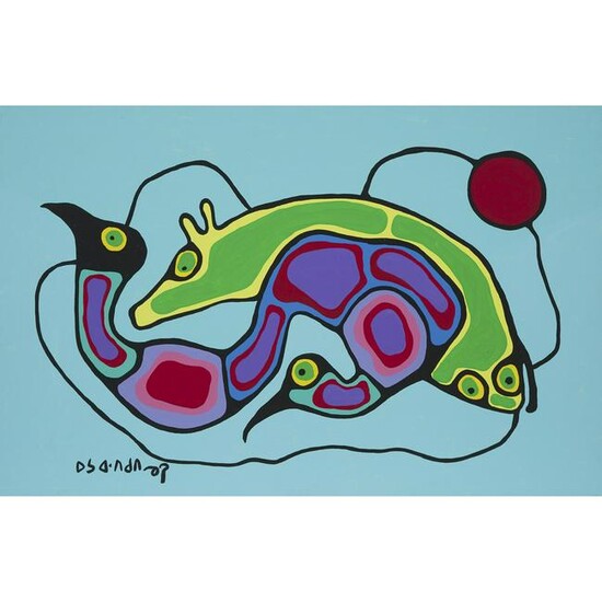 Norval H. Morrisseau, R.C.A (1931-2007), COMING ALIVE