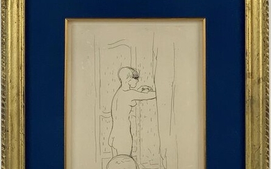 "Nu a la Finetre" Etching by Pierre Bonnard