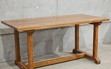 Oak Refectory Style Table H75cm L153cm W79cm