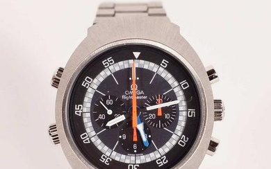 Omega - Flightmaster manual wind steel watch for men