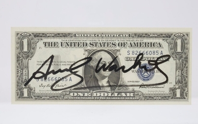 One Dollar Washington, Andy Warhol (Pittsburgh 1928 - New York 1987)