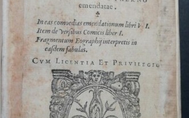 P. Terenzio Afro - Comoediae Ex vetustissimis libris & versuum ratione a Gabriele Faerno emendatae - 1572