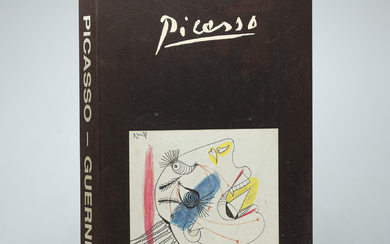 PABLO PICASSO. After. Guernica, facsimile edition in original format with all drawings on paper for Guernica. (IPC) IN 1990.