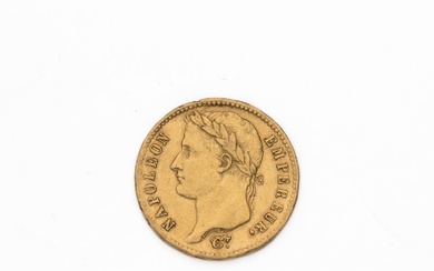 PREMIER EMPIRE 20 franc or, Napoléon empereur... - Lot 13 - Maison R&C, Commissaires-Priseurs Associés