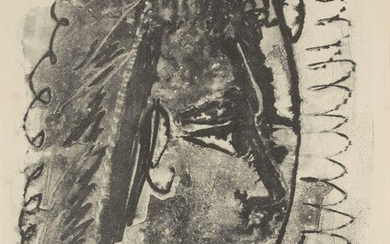 Pablo Picasso, Spanish 1881-1973- Profil de femme regardant à droite [Mourlot 391], 1963; lithograph on Arches wove, from the unpublished edition of ten, sheet 65.5 x 50cm (framed) (ARR)