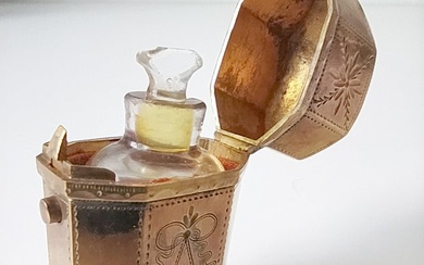 Perfume bottle, perfume holder - .800 silver, Silver gilt - Samuel Pemberton - Birmingham - England - Late 18th century