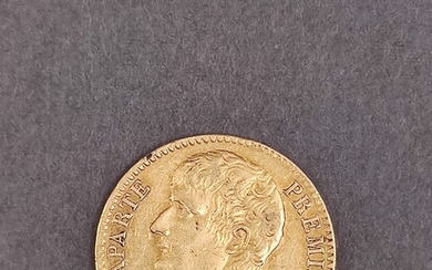 PIECE de 40 francs Napoléon Bonaparte, Premier Consul An XI frappe A Poids : 12,9...