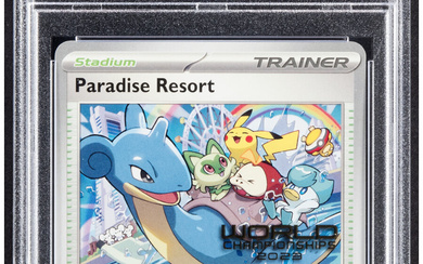 Pokémon Paradise Resort 045 World Championships Staff Promo PSA...