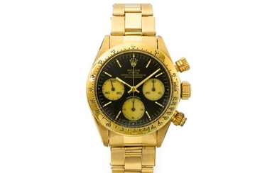 ROLEX | REF 6265, A YELLOW GOLD CHRONOGRAPH WRISTWATCH WITH BRACELET, CIRCA 1977 | 勞力士 | 6265型號黃金計時鍊帶腕錶，年份約1977