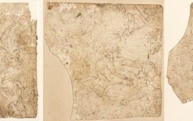 ROMAN SCHOOL, 17th CENTURY - Three drawings depicting