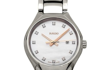 Rado True R27060902 - True Quartz Mother of pearl Dial Ceramic Ladies Watch