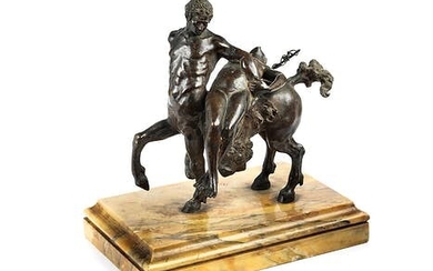 Raptus-Bronzegruppe, Der Kentaur raubt Deïaneira