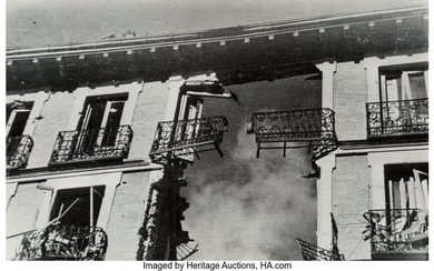 Robert Capa (1913-1954), An Apartment Building in Ruins, Barcelona (Spanish Civil War) (1937)