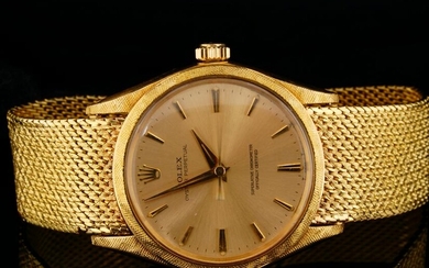 Rolex 1964 Oyster Perpetual 18K 34mm Watch (1022)