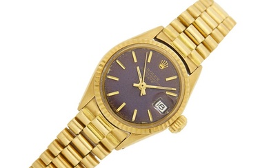 Rolex Gold 'Datejust' Wristwatch, Ref. 6517
