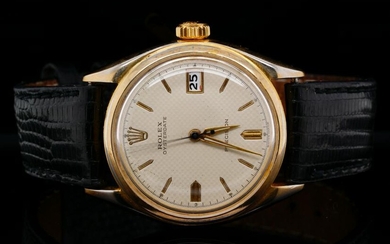 Rolex Vintage Oysterdate Precision Roulette 18K Watch