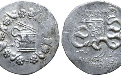 Roman Republic. AR Cistophorus,Andronikos, son of Xenios, magistrate. Apamea, 57-56 BC