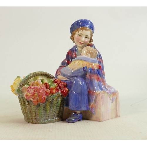 Royal Doulton figure Curley Knob HN1727: Minute nick to flow...