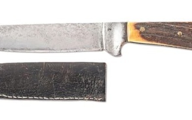 STAG HANDLED KNIFE.