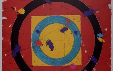 Sam Francis (1923-1994) - Los Angeles Olympic 1984 - Hand-signed