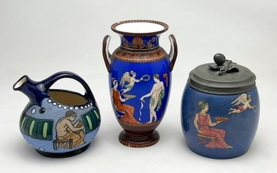 Samuel Alcock and Company - Greek-Revival Vases, Group of 3