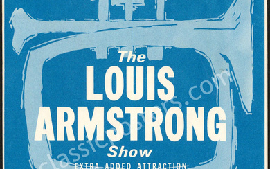 Scarce Louis Armstrong Circle Star Theatre Handbill