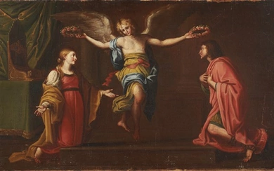 Scuola dell'Italia centrale del secolo XVIII Matrimonio tra Santa Cecilia e S