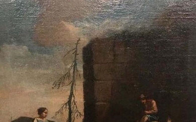 Scuola italiana XVII secolo - Paesaggio