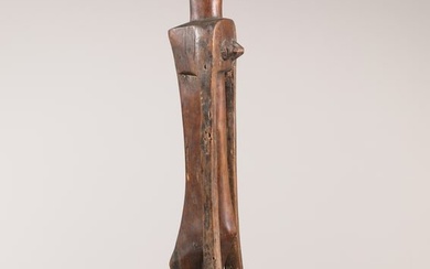 Seated female ancestor figure, Mumuye, Nigeria